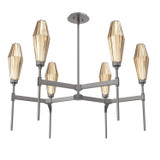 Mid. Chandeliers Glass Up by Hammerton Studio ( 404 | CHB0049-37-GP-RB-001-L1 Aalto ) 