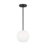 Mini Pendants Glass Down by Generation Lighting ( 1 | GLP1011MBK Rory ) 
