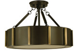 Semi-Flush Mts. Bowl Style by Framburg ( 8 | 4592 MB/AB Pantheon ) 