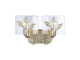 Bathroom Fixtures Two Lights by Golden ( 62 | 3160-BA2 WG-HWG Calla ) 