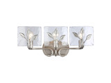 Bathroom Fixtures Three Lights by Golden ( 62 | 3160-BA3 PS-HWG Calla ) 