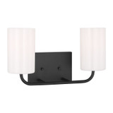 Bathroom Fixtures Two Lights by Generation Lighting ( 1 | GLV1002MBK Rhett ) 