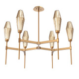 Mid. Chandeliers Glass Up by Hammerton Studio ( 404 | CHB0049-37-NB-RB-001-L1 Aalto ) 