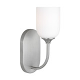 Sconces Single Glass by Generation Lighting ( 1 | GLV1021BS Emile ) 