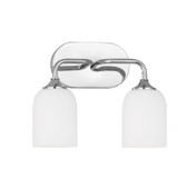 Bathroom Fixtures Two Lights by Generation Lighting ( 1 | GLV1022CH Emile ) 