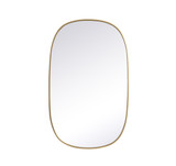 Mirrors Oval/Round by Elegant Lighting ( 173 | MR2B3048BRS Brynn ) 