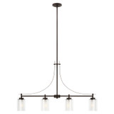 Linear/Island 4 Light + by Generation Lighting ( 1 | 6637304-710 Elmwood Park ) 