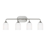 Bathroom Fixtures Four Lights by Generation Lighting ( 1 | GLV1024BS Emile ) 