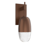 Sconces Single Glass by Hammerton Studio ( 404 | IDB0079-01-BB-PC-L1 Pebble ) 