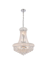 Mini Chandeliers Glass Shade by Elegant Lighting ( 173 | V1800D20C/RC Primo ) 