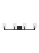 Bathroom Fixtures Four Lights by Generation Lighting ( 1 | GLV1034MBK Parker ) 