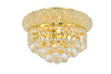 Flush Mounts Glass Down by Elegant Lighting ( 173 | V1800F10G/RC Primo ) 