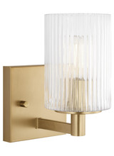 Sconces Single Glass by Generation Lighting ( 1 | GLV1041SB Lando ) 