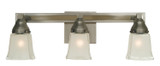 Bathroom Fixtures Three Lights by Framburg ( 8 | 4773 SP/PN Mercer ) 