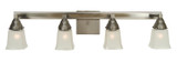 Bathroom Fixtures Four Lights by Framburg ( 8 | 4774 SP/PN Mercer ) 