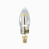 Exterior Solar by Gama Sonic ( 156 | C37BW10W GS Solar LED Light Bulb ) 