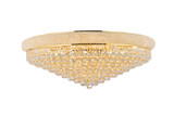Flush Mounts Glass Down by Elegant Lighting ( 173 | V1800F36G/RC Primo ) 