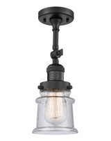Semi-Flush Mts. Glass Down by Innovations ( 405 | 201F-BK-G184S Franklin Restoration ) 