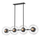 Linear/Island 4 Light + by Hudson Valley ( 70 | 9450-BBR Kert ) 