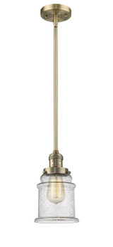 Mini Pendants Glass Down by Innovations ( 405 | 201S-BB-G184-LED Franklin Restoration ) 