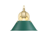 Sconces Metal by Golden ( 62 | 3306-1W BCB-GN Orwell ) 