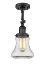 Semi-Flush Mts. Directional by Innovations ( 405 | 201F-BK-G192-LED Franklin Restoration ) 