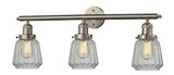 Bathroom Fixtures Three Lights by Innovations ( 405 | 205-SN-G142 Franklin Restoration ) 