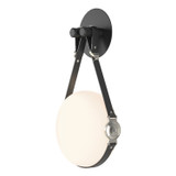 Sconces Single Glass by Hubbardton Forge ( 39 | 201030-LED-10-24-LK-NL-GG0672 Derby ) 