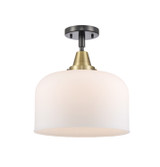 Semi-Flush Mts. Glass Down by Innovations ( 405 | 447-1C-BAB-G71-L-LED Caden ) 