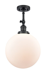 Semi-Flush Mts. Directional by Innovations ( 405 | 201F-BK-G201-12 Franklin Restoration ) 