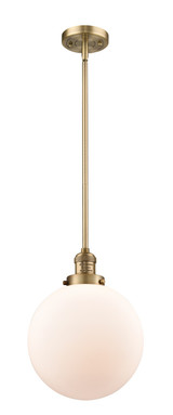 Pendants Sphere by Innovations ( 405 | 201S-BB-G201-10-LED Franklin Restoration ) 