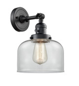 Sconces Single Glass by Innovations ( 405 | 203SW-BK-G72 Franklin Restoration ) 