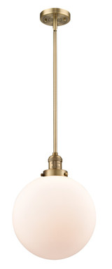 Pendants Sphere by Innovations ( 405 | 201S-BB-G201-12-LED Franklin Restoration ) 