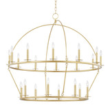 Large Chandeliers Candle by Hudson Valley ( 70 | 9549-AGB Howell ) 
