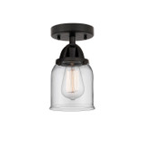Semi-Flush Mts. Cage by Innovations ( 405 | 288-1C-BK-G52-LED Nouveau 2 ) 