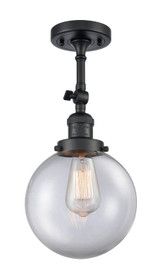 Semi-Flush Mts. Directional by Innovations ( 405 | 201F-BK-G202-8-LED Franklin Restoration ) 