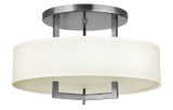 Semi-Flush Mts. Drum Shade by Hinkley ( 13 | 3201AN Hampton ) 