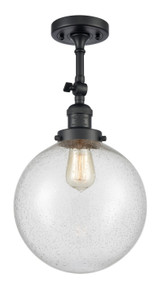 Semi-Flush Mts. Directional by Innovations ( 405 | 201F-BK-G204-10-LED Franklin Restoration ) 