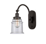 Sconces Single Glass by Innovations ( 405 | 918-1W-OB-G184-LED Franklin Restoration ) 