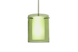 Mini Pendants Glass Down by Besa ( 74 | 1TT-L00607-SN Pahu ) 