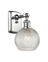 Sconces Single Glass by Innovations ( 405 | 516-1W-PC-G122C-6CL Ballston ) 
