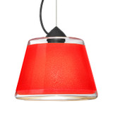 Mini Pendants Glass Down by Besa ( 74 | 1KX-PIC9RD-BK Besa Pica 9 Pendant ) 