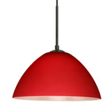 Mini Pendants Glass Down by Besa ( 74 | J-420131-LED-BK Besa Tessa Pendant ) 