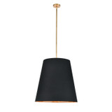 Pendants Fabric Shade by Alora ( 452 | PD311025VBBG Calor ) 