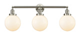 Bathroom Fixtures Three Lights by Innovations ( 405 | 205-SN-G201-8 Franklin Restoration ) 