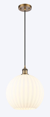 Mini Pendants Glass Down by Innovations ( 405 | 516-1P-BB-G1217-12WV Ballston ) 