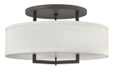 Semi-Flush Mts. Drum Shade by Hinkley ( 13 | 3211KZ Hampton ) 