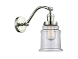 Sconces Single Glass by Innovations ( 405 | 515-1W-PN-G182-LED Franklin Restoration ) 