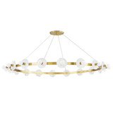 Large Chandeliers Ring/Halo by Hudson Valley ( 70 | 4258-AGB Austen ) 