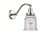 Sconces Single Glass by Innovations ( 405 | 515-1W-PN-G184-LED Franklin Restoration ) 